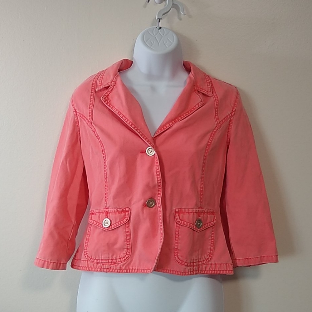 French Cuff | Pink Blazer